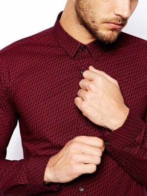 HUGO by Hugo Boss Shirt with All Over Print